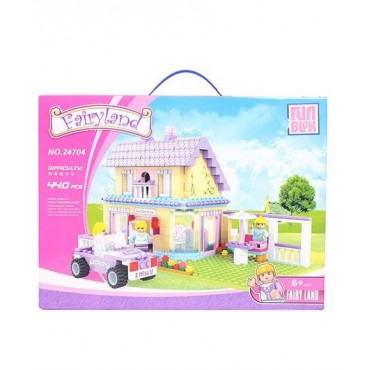 Fun Blox Fairyland Sweet Home Block Set 440 Pieces